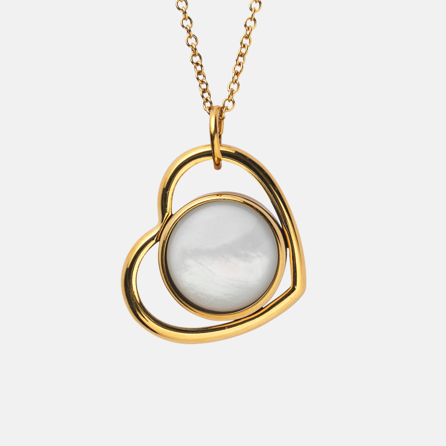 Heart Guld Charm
