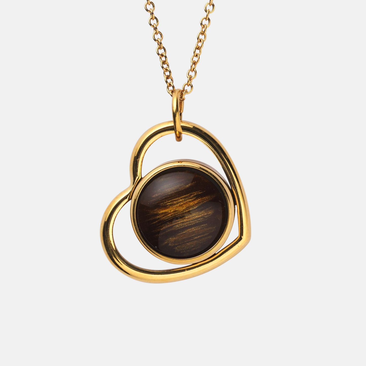 Heart Guld Charm
