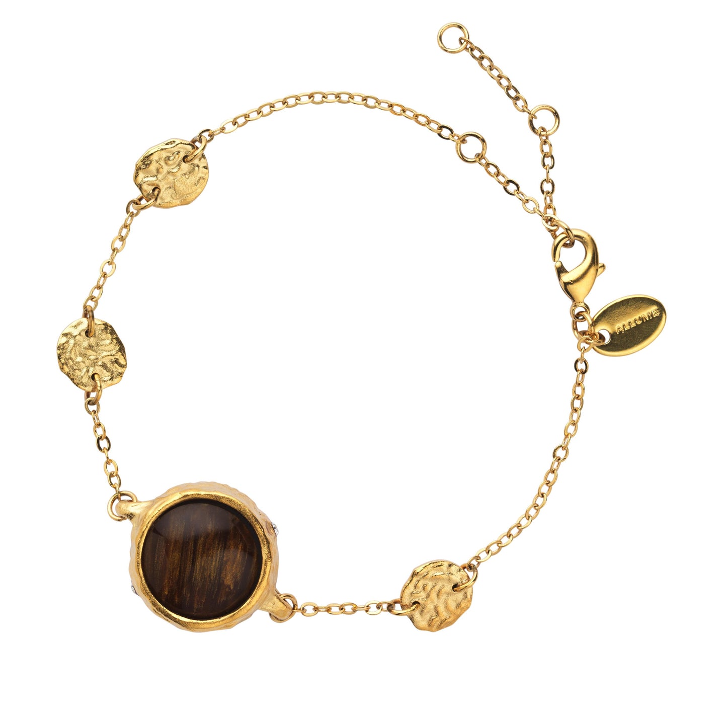 Organic Gold Bracelet - Jewelry with Alarm