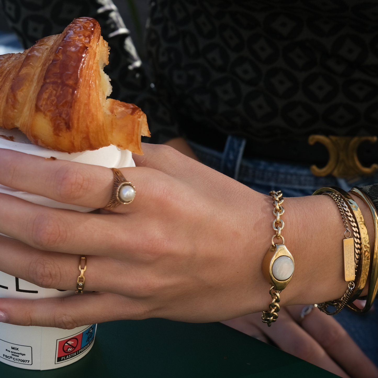 Signet Gold Bracelet