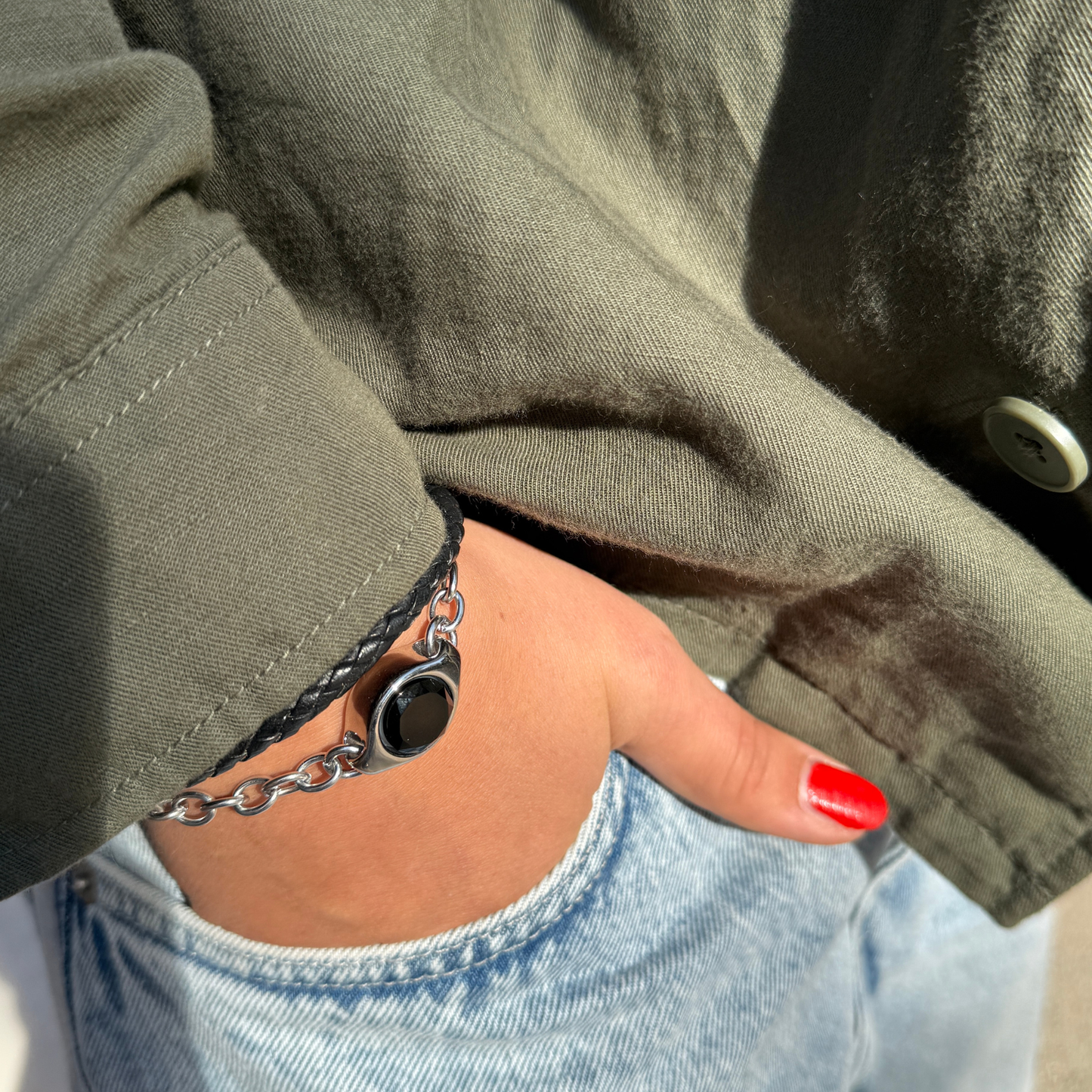 Signet Sølv Armbånd