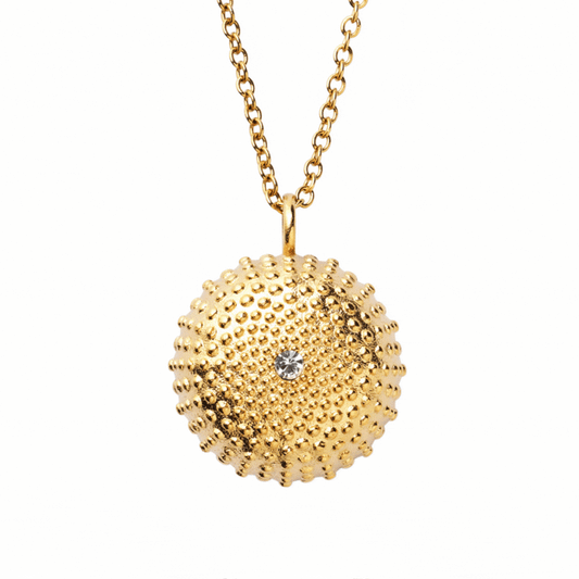 Sea Urchin Gold Charm