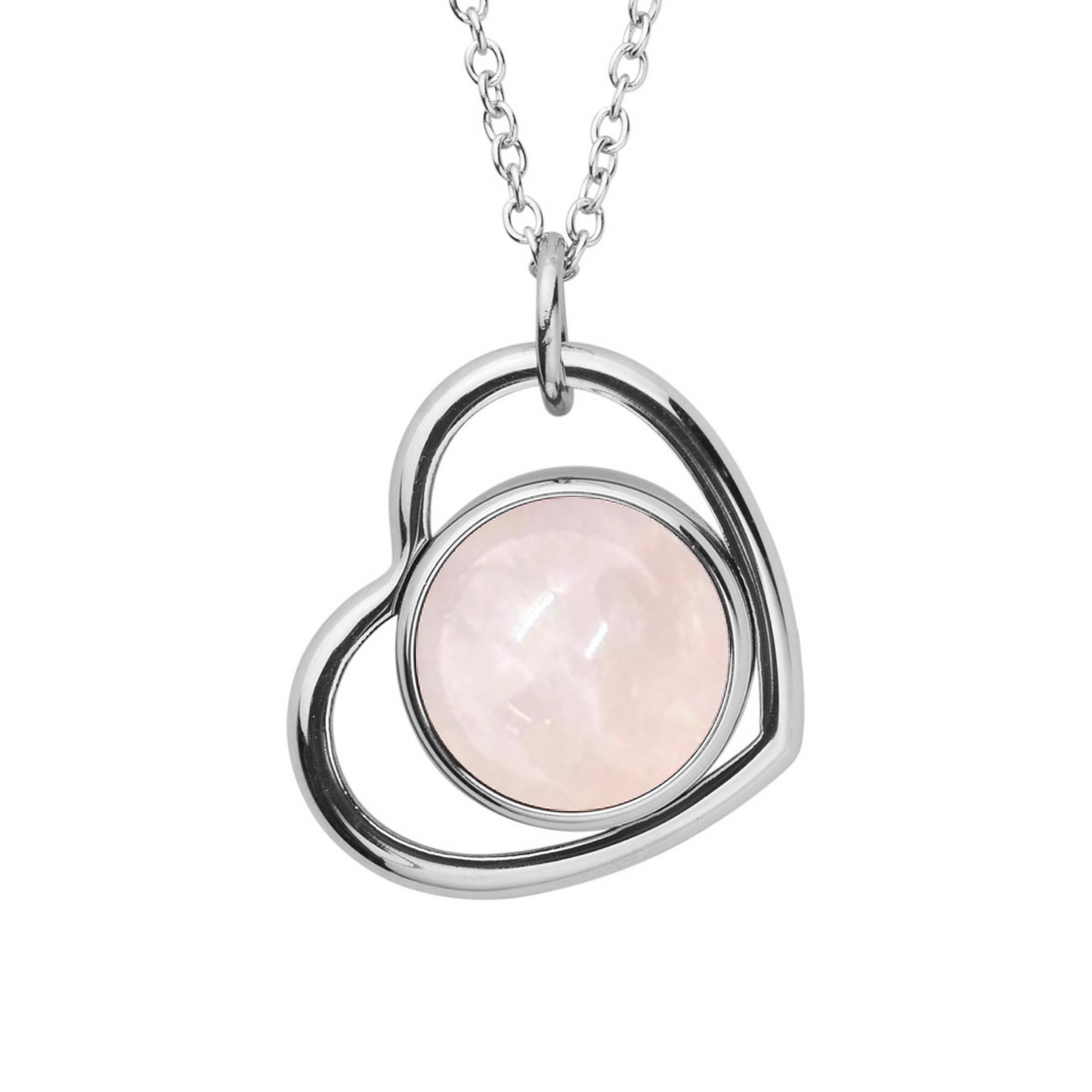 Heart Silver Charm - Jewelry with Alarm